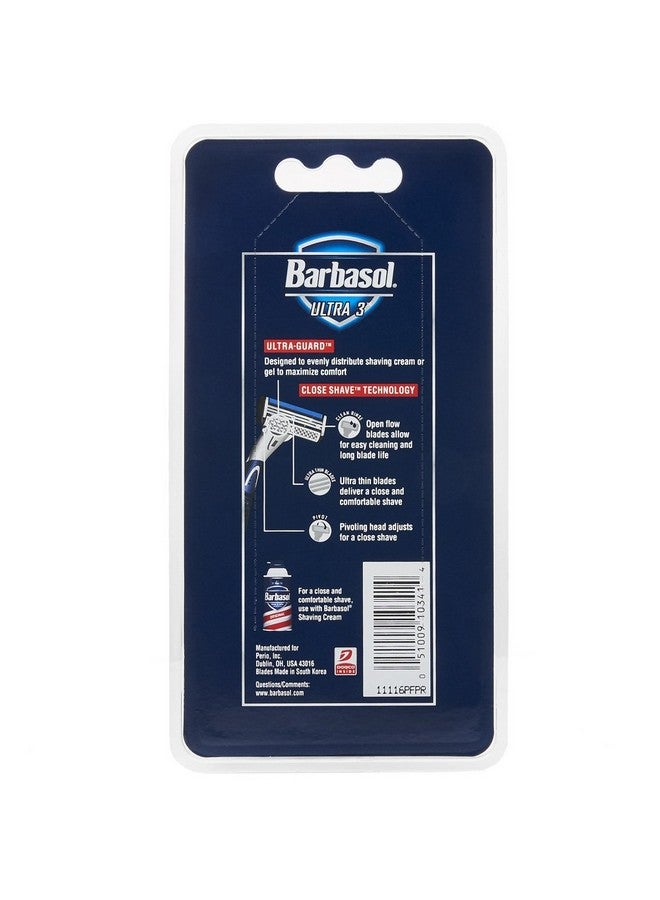 Barbasol Arbasol Ultra 3 Premium Disposable Razor 4 Count - Image 3