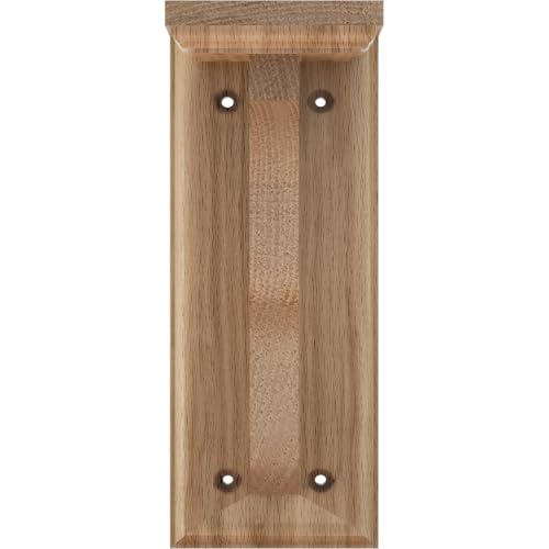 Ekena Millwork BKT03X07X09HARO Hamilton Traditional Wood Brackets, 3 1/2"W x 7"D x 9"H , Red Oak - Image 2