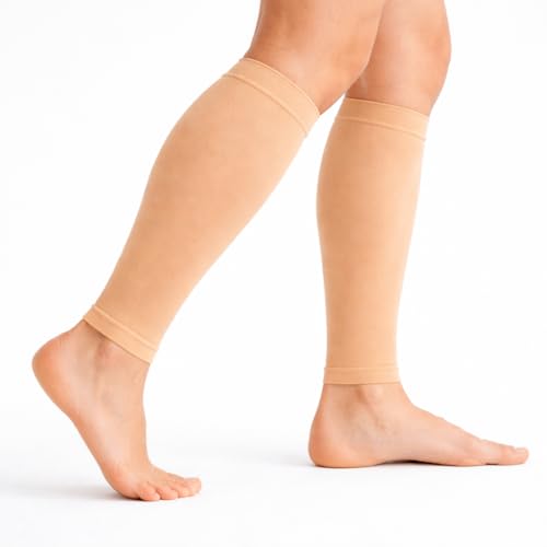 Dr Helix Unisex Skin Calf Support - Compression Sleeve for Leg Pain Relief, Muscle Recovery & Injury Prevention, Lightweight & Breathable Design - (Pack of - 1) - Image 1