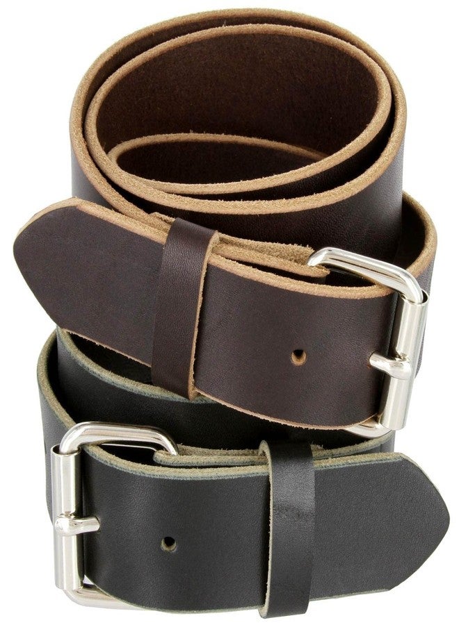 بيلتس.كوم حزام عمل رجالي بني اللون، قطعة واحدة، مصنوع من الجلد الطبيعي المتين، صنع في الولايات المتحدة الأمريكية (بني، 54) - Image 5