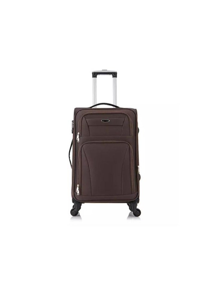 Generic - Canvas travel bags with four wheels, size 24in, carrying from 23 to 40 kilograms - Image 1