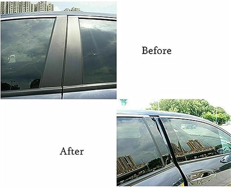 Vuzmode Car Window Pillar Posts Trim Kit for Civic Sedan - Image 3