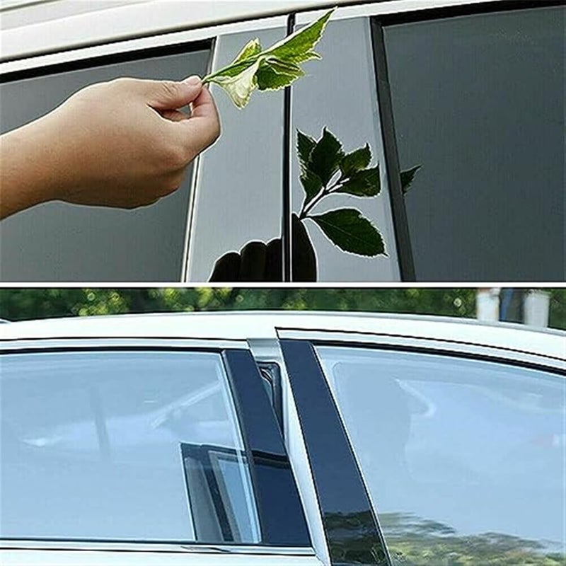 Vuzmode Car Window Pillar Posts Trim Kit for Civic Sedan - Image 4