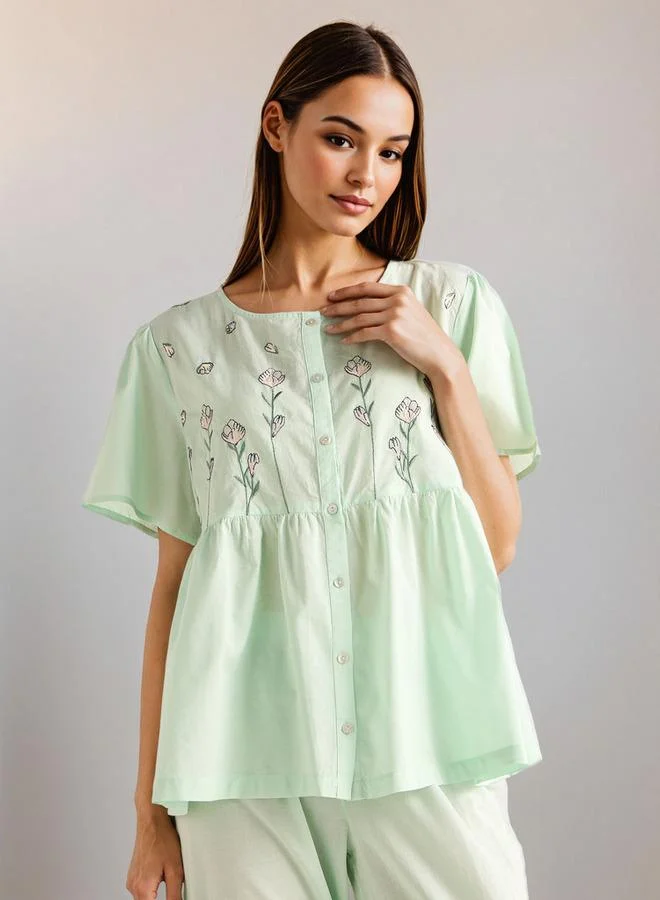 سبلاش فيڤ Embroidered Pyjama Set