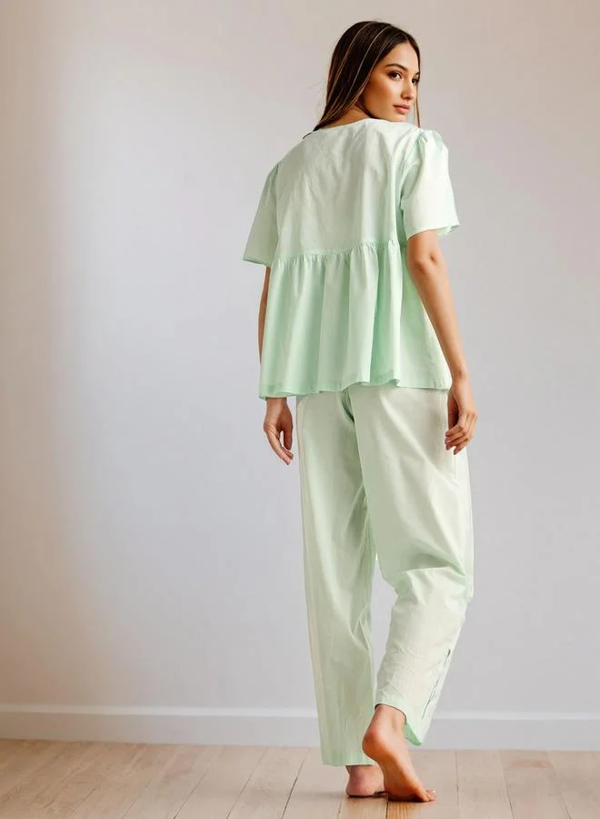 سبلاش فيڤ Embroidered Pyjama Set