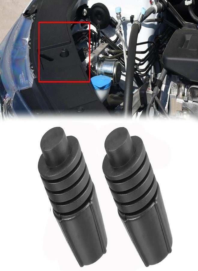 VOGOOPOI 4 Pcs Car Hood Rubber Bumper Hood Bumper Stops Cushion Stoppers Black Rubber Bumper Hood Damper Rubber Buffer for Honda Civic Accord SPIRIOR - Image 2