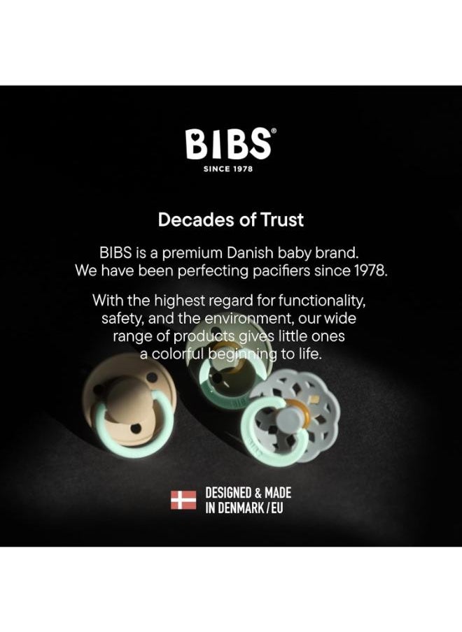 BIBS - عبوة من قطعتين من أحمر الخدود اللاتكس S1 الملون المتوهج والفانيليا المتوهجة - Image 1