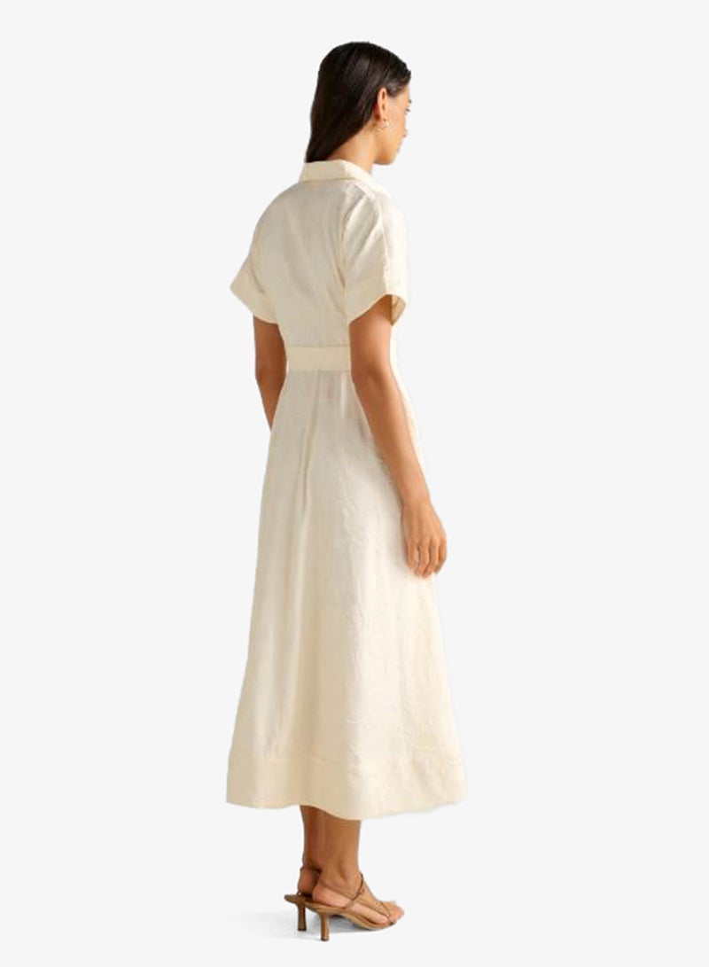 forever new Judith Crinkled Midi Shirt Dress - Image 2