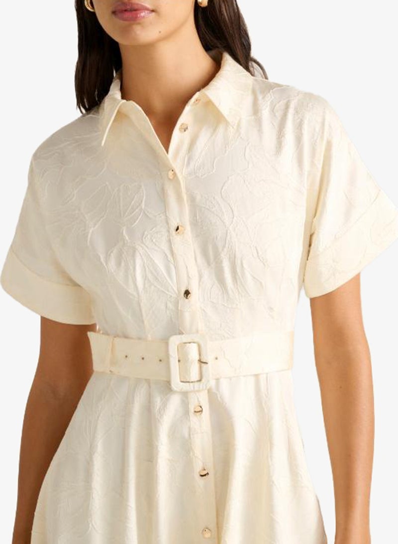 forever new Judith Crinkled Midi Shirt Dress - Image 4