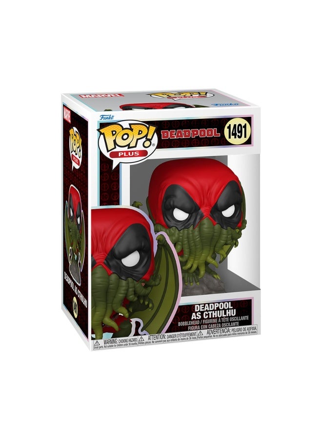 Funko Pop! Plus Marvel Deadpool Deadpool As Cthulhu Vinyl Bobblehead (9.7 Cm) - Image 1