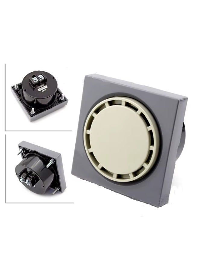 Auspicious Panel Buzzer Flush Mounting 85dB 50/60Hz ABS80 - Image 2