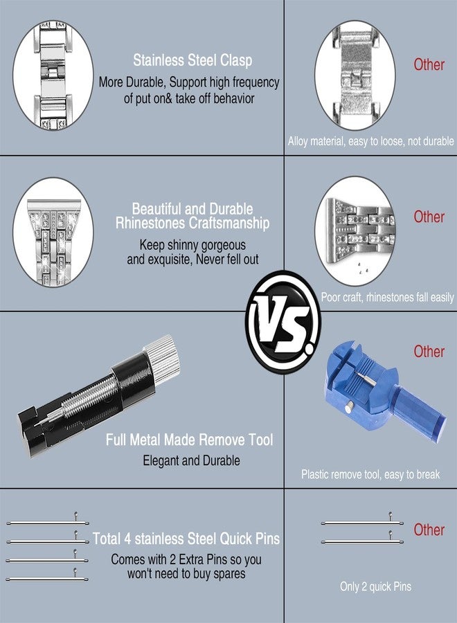 JOYOZY Women Stylish Bands Compatible with Galaxy Watch 6/7/FE/4/5 40mm 44mm/Watch 5 Pro 45mm/Watch 6/4 Classic 42mm 46mm 43mm 47mm/Active 40mm/Active2 40mm 44mm,20mm Quick Release Strap - Image 4