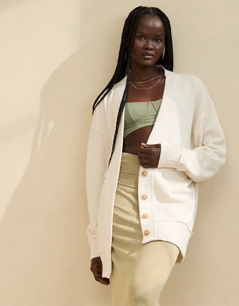 Aerie Aerie Fleece Cardigan