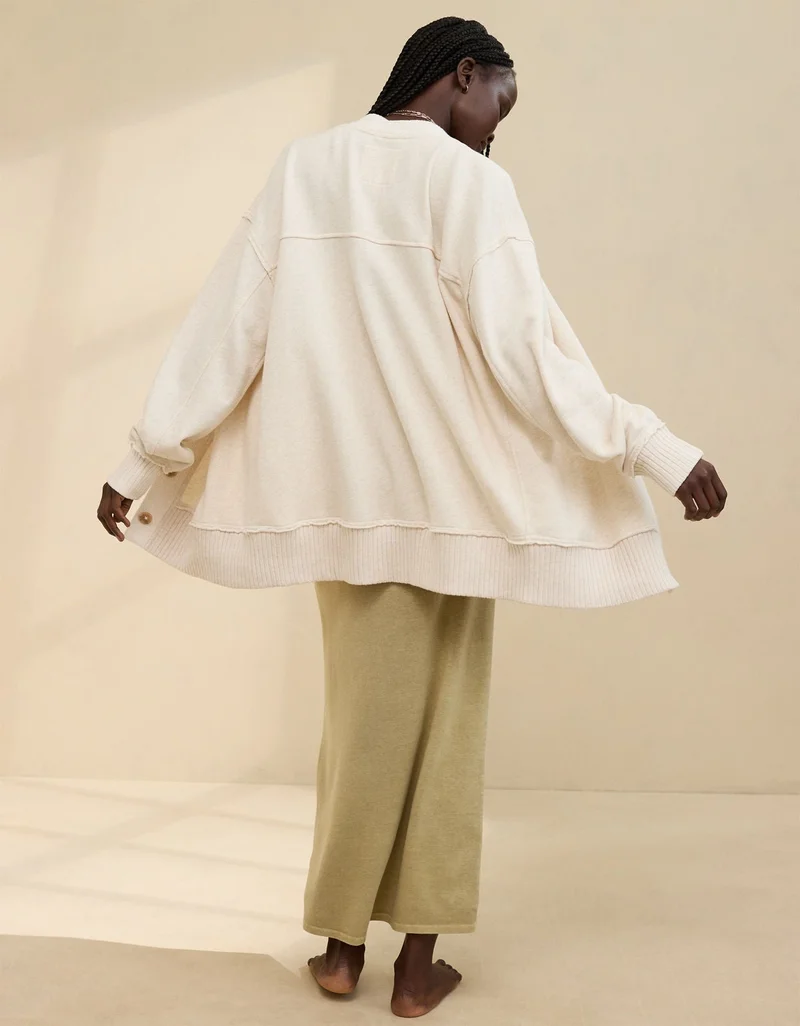 Aerie Aerie Fleece Cardigan