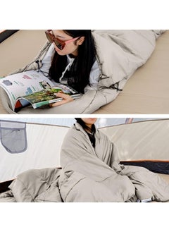 GGEROU Sleeping Bags,LightWeight Outdoor Sleeping Bags for Adults,Camping Sleeping bags Suitable Temperatures Ranging 10-20 degree, Grey  - Image 5