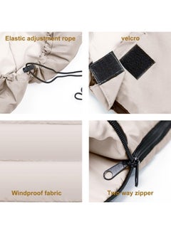 GGEROU Sleeping Bags,LightWeight Outdoor Sleeping Bags for Adults,Camping Sleeping bags Suitable Temperatures Ranging 10-20 degree, Grey  - Image 4