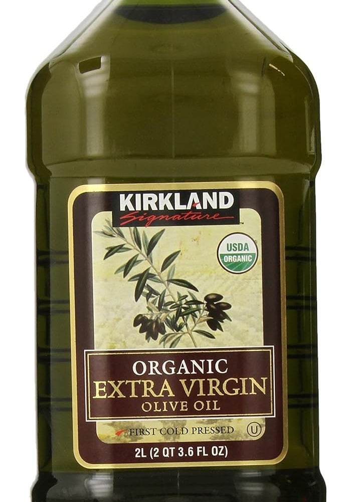 Kirkland Signature Organic Extra Virgin Olive Oil, 2 Liters (2QT) - First Cold Pressed - Image 1