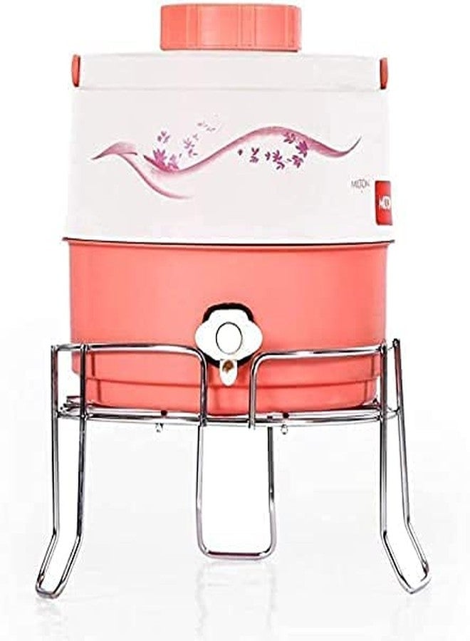 KIDINGTON Fancy 3 Leg Matka Stand Stainless Steel Kitchen Water Pot Matka Stand, Plant Pot Stand (10 x 10 x 5.75 inch) - Image 1