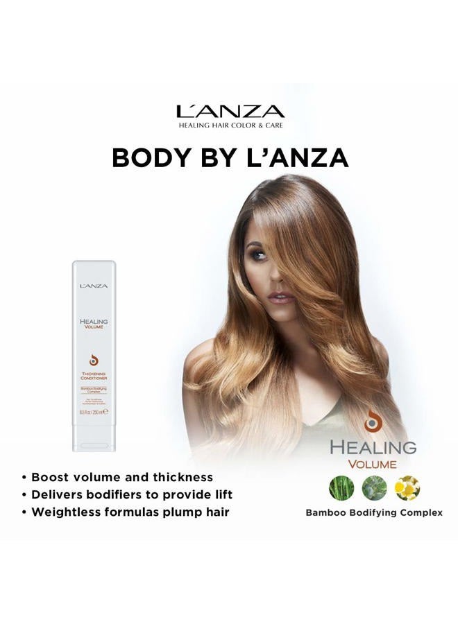 L'anza Healing Volume Thickening Conditioner, Boosts Shine, Volume, and Thickness of Fine Flat Hair, Hair Thickening Conditioner Rich With Bamboo and Keratin, Luxury Hair Care - Image 4