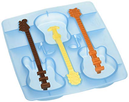 THE QUIRK BOX Flexible Silicon Icetray Guitar Ice Tray for Party Home and Kitchen - Set of 2 - Image 3