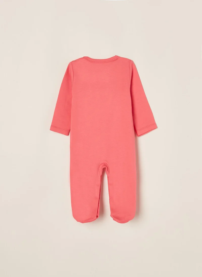 زيبي 3 Sleepsuits for Baby Girls 'Bunny', Multicoloured