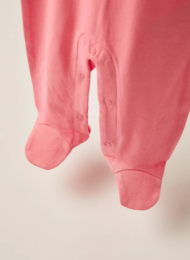 زيبي 3 Sleepsuits for Baby Girls 'Bunny', Multicoloured