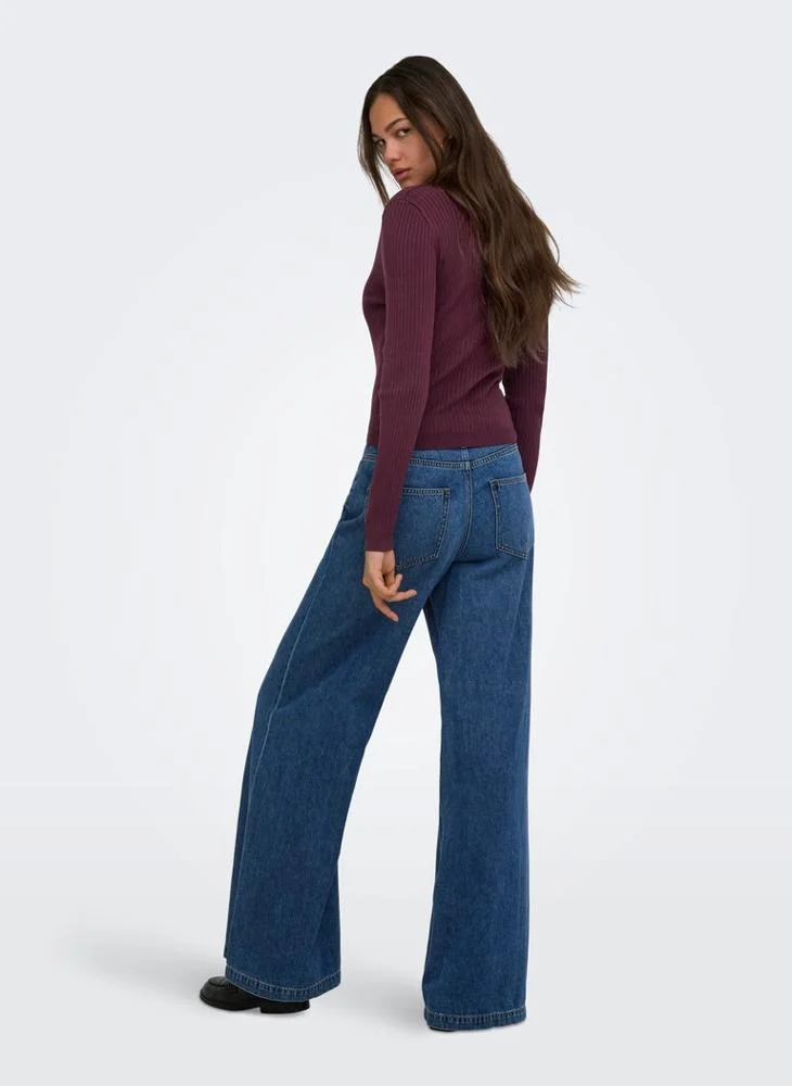 Only Casual Polo Sweater