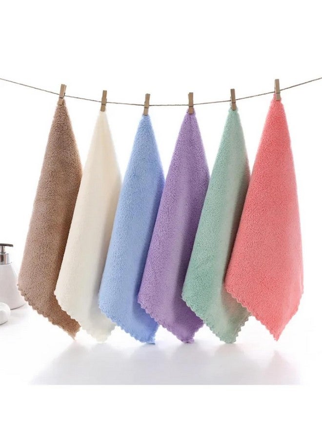 Timbuk2 Handkerchiefs Ultra Absorbent And Super Soft Microfiber Face Towels Baby Wash Cloth Multi Purpose Fingertip Towels Soft Face Cloth Newborn Babies,Women, Girls - Multicolour (24X24, 12) - Image 1