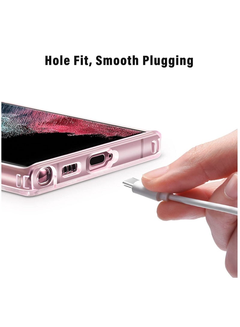 MUNTAQI Clear Case for Samsung Galaxy S22 Plus, Compatible with Mag-Safe Charging, Ultra Slim & Full Protective Shockproof Case Cover (Galaxy S22 Plus, Clear) - Image 4
