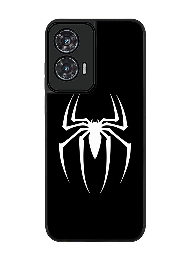 Stylizedd For Motorola Edge 50 Fusion 5G Case,Slim fit Camera Protection, Shockproof Thin Phone cover  - Spidermark (Black) - Image 1