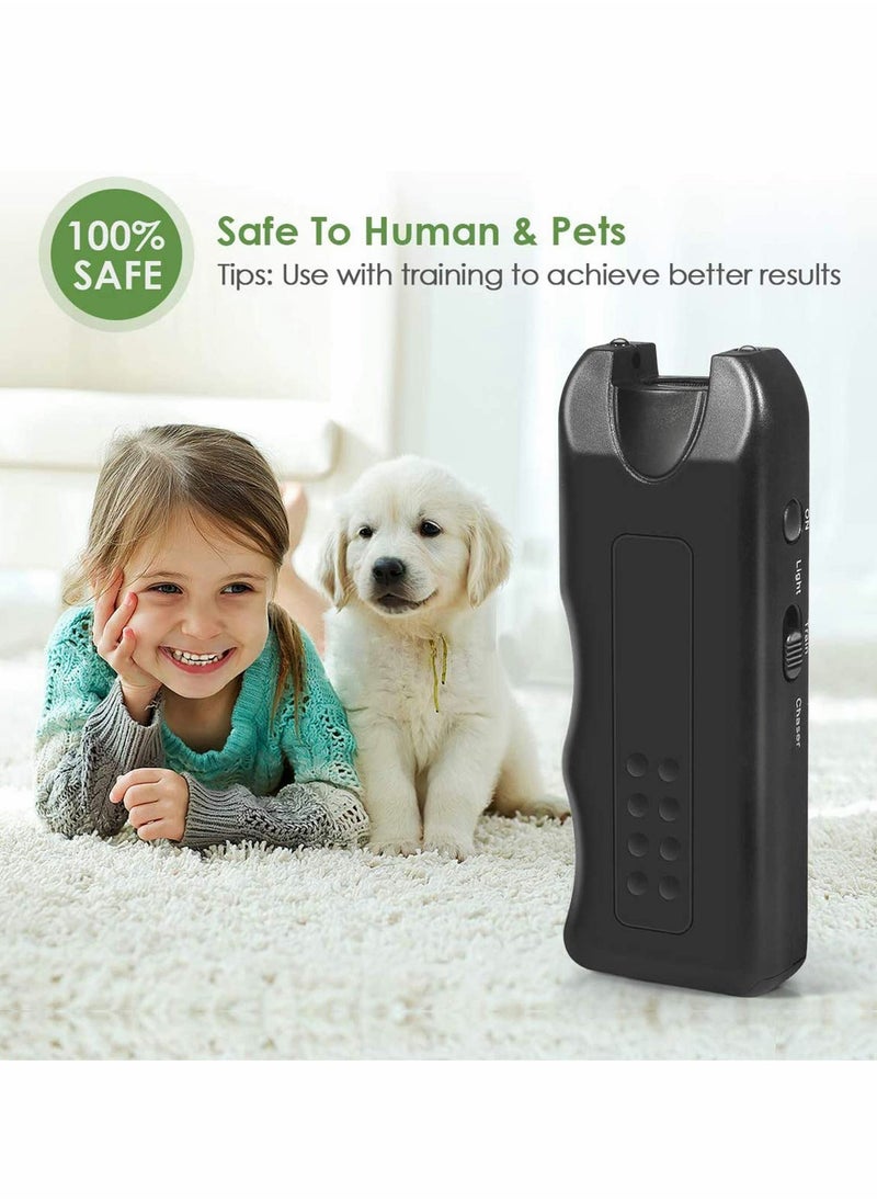 Excefore - Handheld Dog Repellent, 3 in 1 Anti Barking Device, Ultrasonic Dog Bark Deterrents to Stop Dog Barking and Control Dog Barking with Dual Strobe LED Flashlight for Training Dog - Image 1