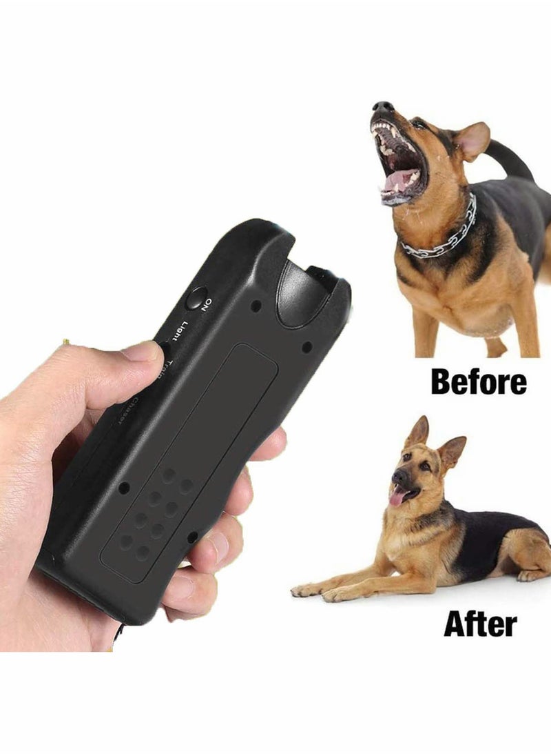 Excefore - Handheld Dog Repellent, 3 in 1 Anti Barking Device, Ultrasonic Dog Bark Deterrents to Stop Dog Barking and Control Dog Barking with Dual Strobe LED Flashlight for Training Dog - Image 1