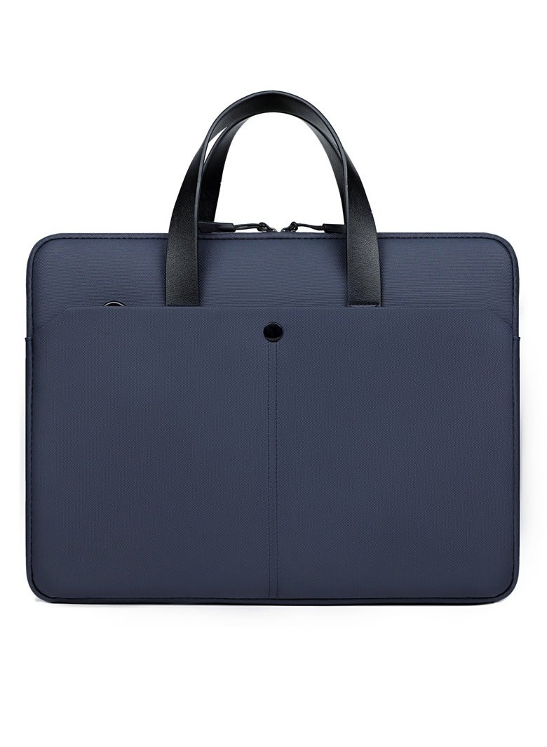 Large Capacity Laptop Bag Business Office Bag, 15 Inch Laptop Briefcase with Shoulder Strap and Luggage Trolley Strap, Lightweight Crossbody Bag for Men Women Travel Business Office, with a detachable shoulder strap.  - Image 1