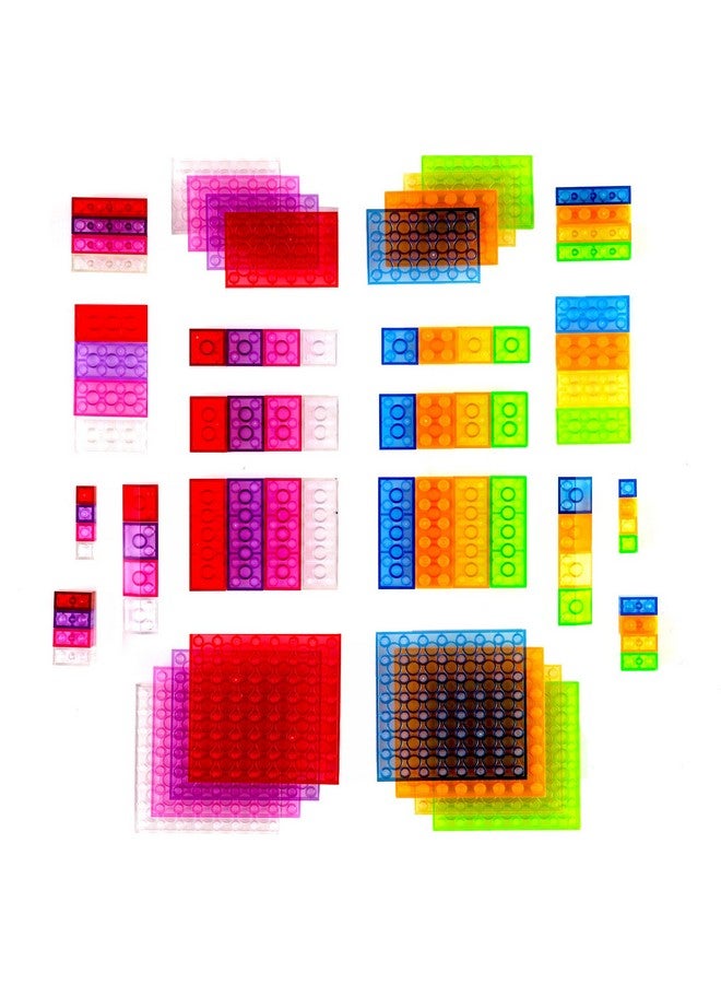 Strictly Briks قطع بناء متوافقة مع ليغو من ستريكتلي بريكس، ألوان شفافة، 1008 قطعة، مجموعة بداية لبناء الطوب الكلاسيكي للأطفال، متوافقة 100% مع جميع العلامات التجارية الرئيسية للطوب - Image 1