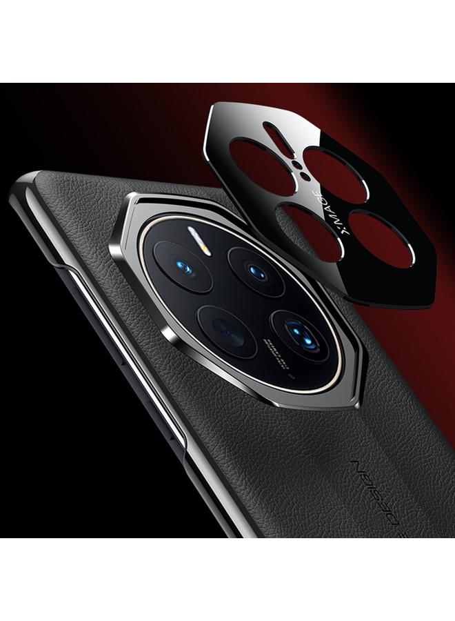 S-TOP Case For Huawei Mate 50 RS Porsche Design Electroplated Imitation Ultimate Design PC + Leather Phone Case - Image 4