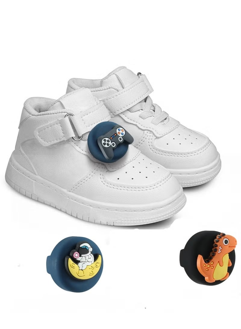 Risen 2pack AirTag Holder for Kids Shoelaces, Cartoon Silicone Tracker Case, Hidden Wear-resistant Tracker Protective Case for Kids Shoes, Pets, Airtag Shoe Sole Children - Image 1