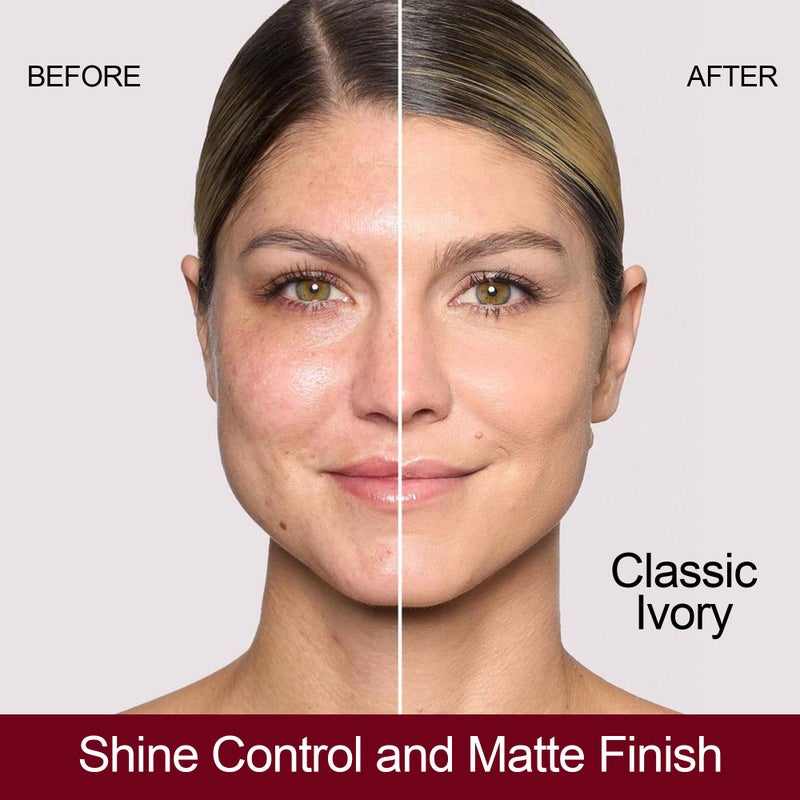 FV Matte Waterproof Foundation-Longwear Transfer-Proof, with Medium to Full Coverage, Oil-control & Lightweight, Liquid Foundation Makeup for Normal/Oily skin, 30g, Classic Ivory - Image 2