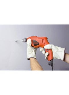 BLACK+DECKER Hammer Drill 480W 10Mm Single Speed Dual Function Drilling And Hammering Compact Easy Use For Wood Steel Easy Storage Orange Black Hd4810 B5  - Image 3