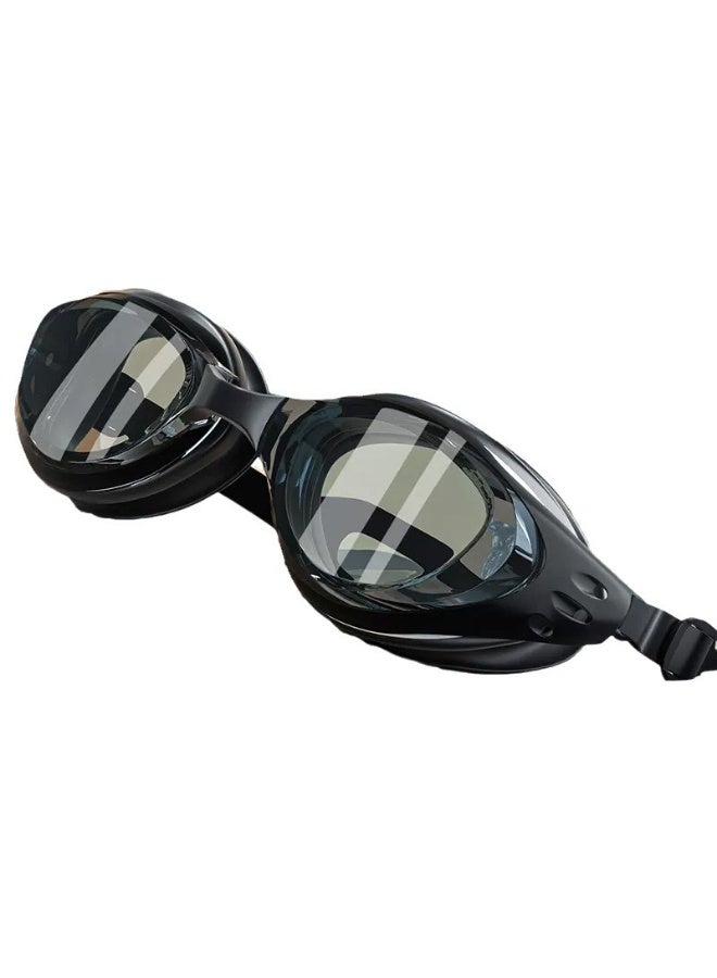 Professional Anti-Fog Swimming Goggles for Adults, UV Protection and Leakproof Wide Vision Swim Glasses with Soft Silicone Gasket, Adjustable Strap for Men & Women, Comfortable Fit for Pool, Open Water, Triathlon Training