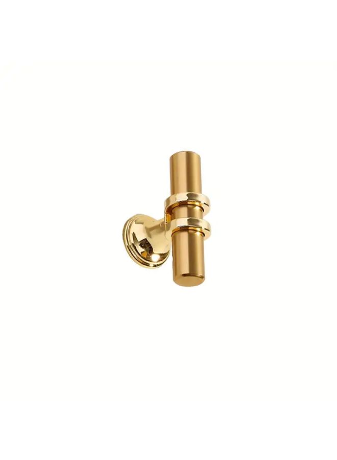 2 Pcs Brass TBar Drawer Pulls For Kitchen Cabinets Door Zinc Alloy - Image 5