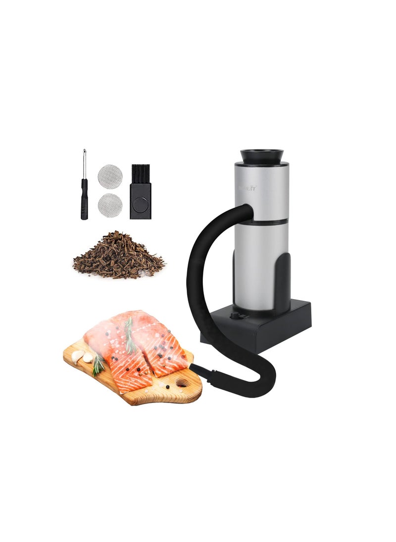 Cocktail Smooker Kit Portable Smocking Infuser Cold Smooke Generator BBQ Enhancer Wood Chip Flavor Infusion Tool Kitchen Infuser for Bar Cooking Meat BBQ Drinks  - Image 1