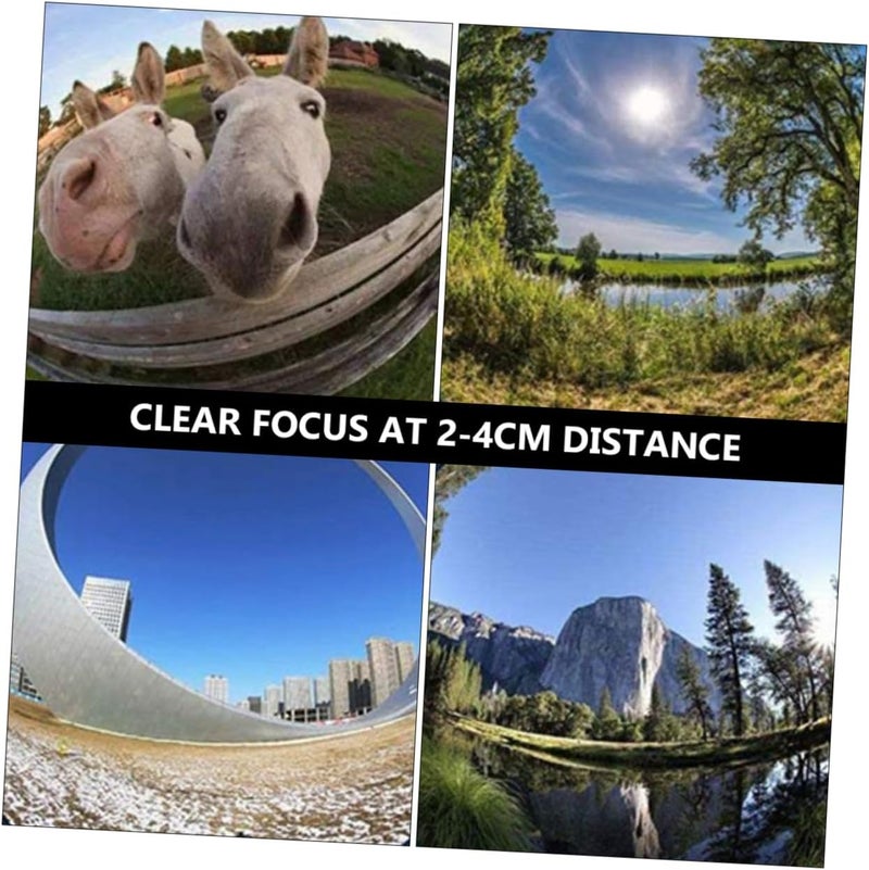 Universal Mobile Phone Lens Set 10-in-1 with Wide Angle Macro Fisheye Telephoto Lenses and Clip for Smartphone Photography, Portable 12pcs Kit with Storage Bag for Travel - Image 4