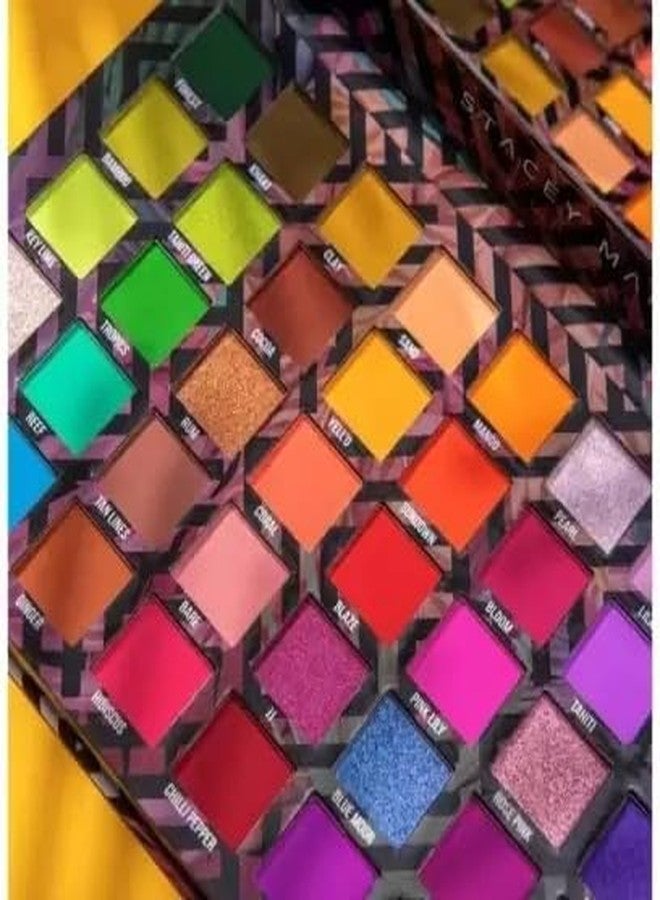 ZemGlam Semi-Matte Finish Multicolour Eyeshadow Palette For Women & Girls 30 g (Multi) - Image 3