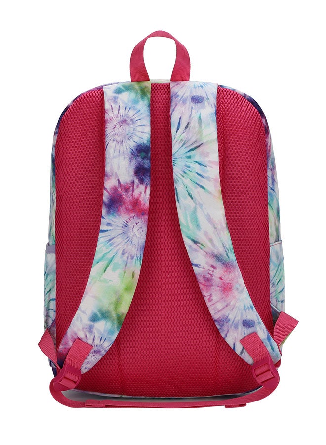 CUBS Lavander Tie Dyed Waterproof Kids 28L Backpack with zip closure Ideal for 6-12 years age group, Compatible with 15" Laptop - Image 3