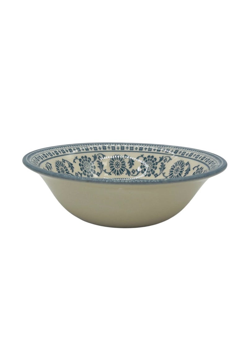 Claytan Claytan Ceramic Cereal Bowl 6.2", Plethora Grey Rim- CL-2415LC-CB  - Image 3