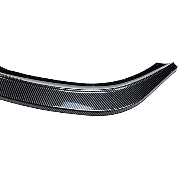 AUSMILA Car Front Bumper Spoiler Splitter Lip Cover Kit For VW ID.3 2019-2022 - Image 3