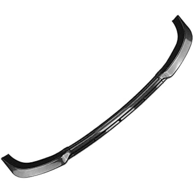 AUSMILA Car Front Bumper Spoiler Splitter Lip Cover Kit For VW ID.3 2019-2022 - Image 2
