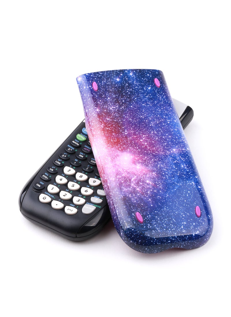 Guerrilla Guerrilla TI84STARHC Hard Slide Case-Cover for TI-84 Plus, TI 84-Plus C Silver Edition, TI-89 Titanium Graphing Calculator, Starbursts  - Image 1