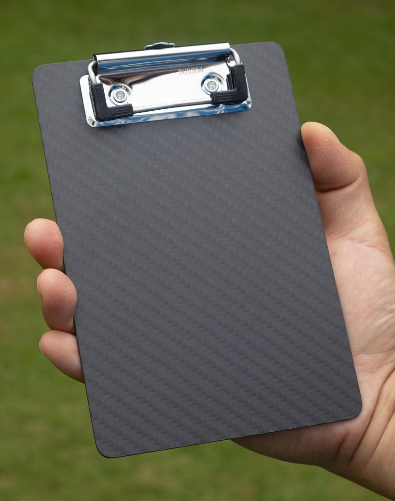 Banjiang Carbon Fiber Mini Clipboard 4x6,Small Clip Boards A6 Memo Size with 304 Stainless Steel Clip,Portable Pocket Clipboards for Home,Restaurants,Supermarket,Offices,Schools,Factory - Image 5