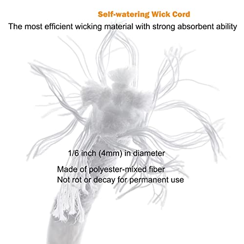 TECHHARK® 4mm Automatic Self Watering Wick Cord, String Rope For Plant Watering (30 feet) - Image 5